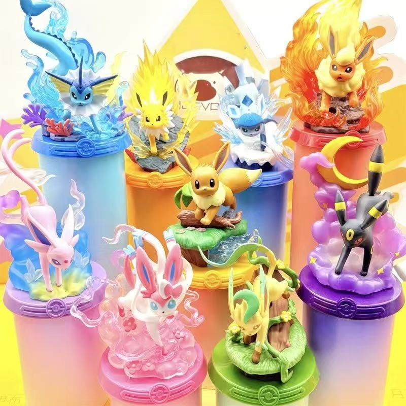Anime Action Figure Blind Box - مجموعة شخصيات أنمي بوكيمون فانزم أدفنتشر