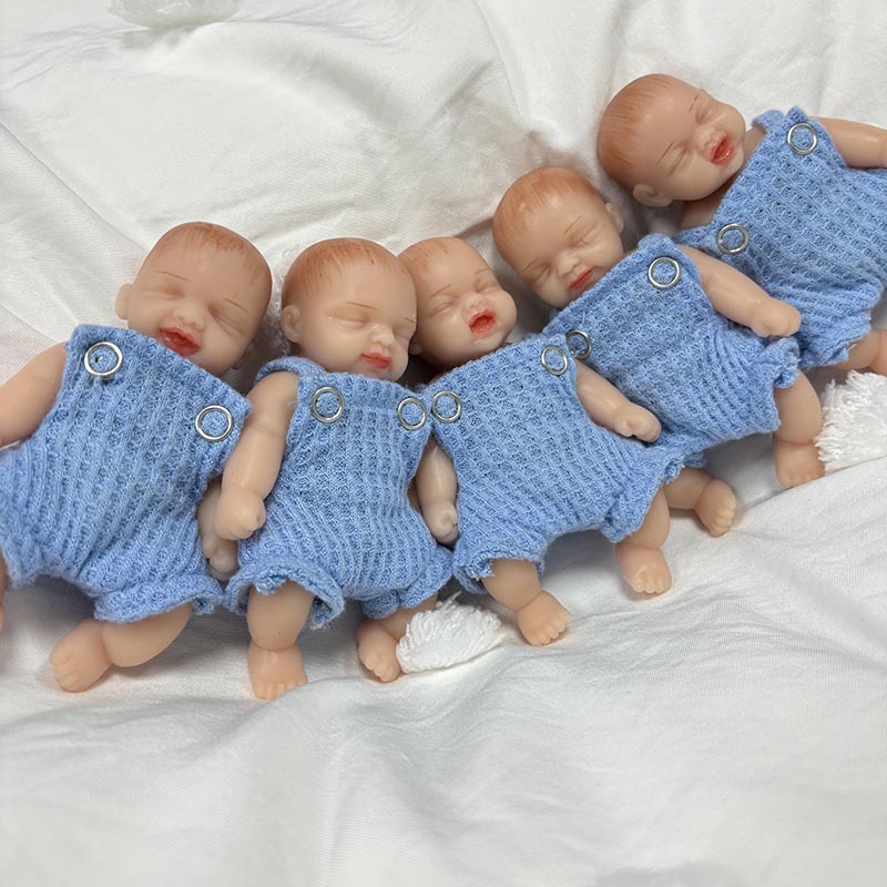 Reborn Baby Doll Silicone Realistic - 5 قطعة/المجموعة 4 بوصة اليدوية كمية
