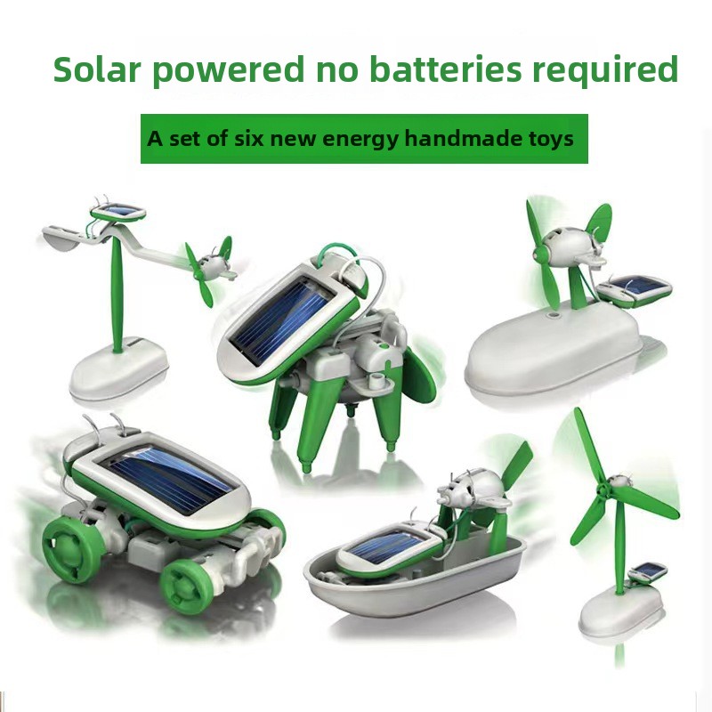 Stem Solar Robot Kit For Kids - مجموعات الروبوت 6 في 1 لتقوم