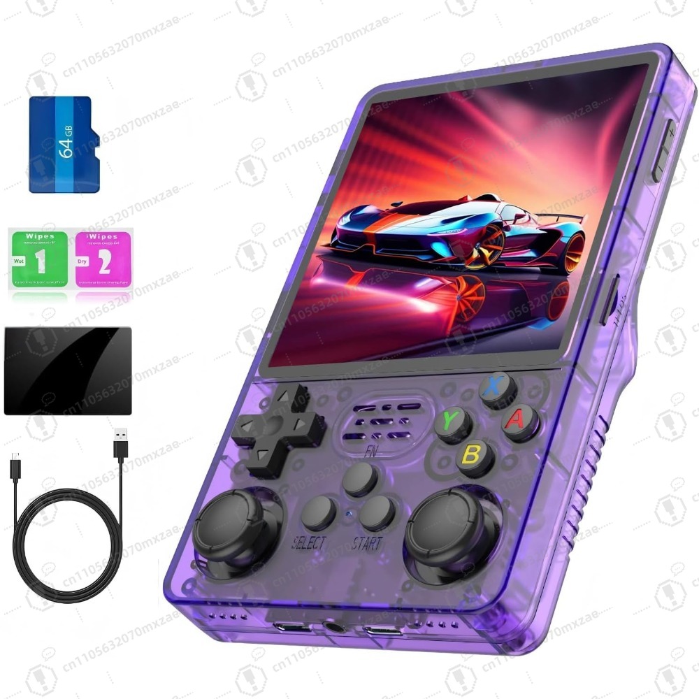 Retro Handheld Game Console R36S - وحدة تحكم ألعاب محمولة R36s، 15000+