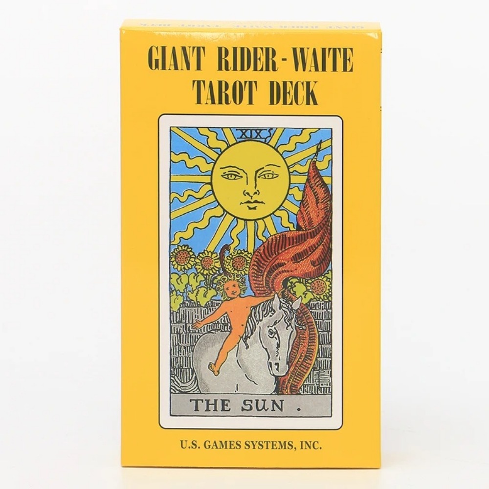 Tarot Cards Deck With Guidebook - 10*17.3 سنتيمتر كبير كلاسيكي رايدر Waite