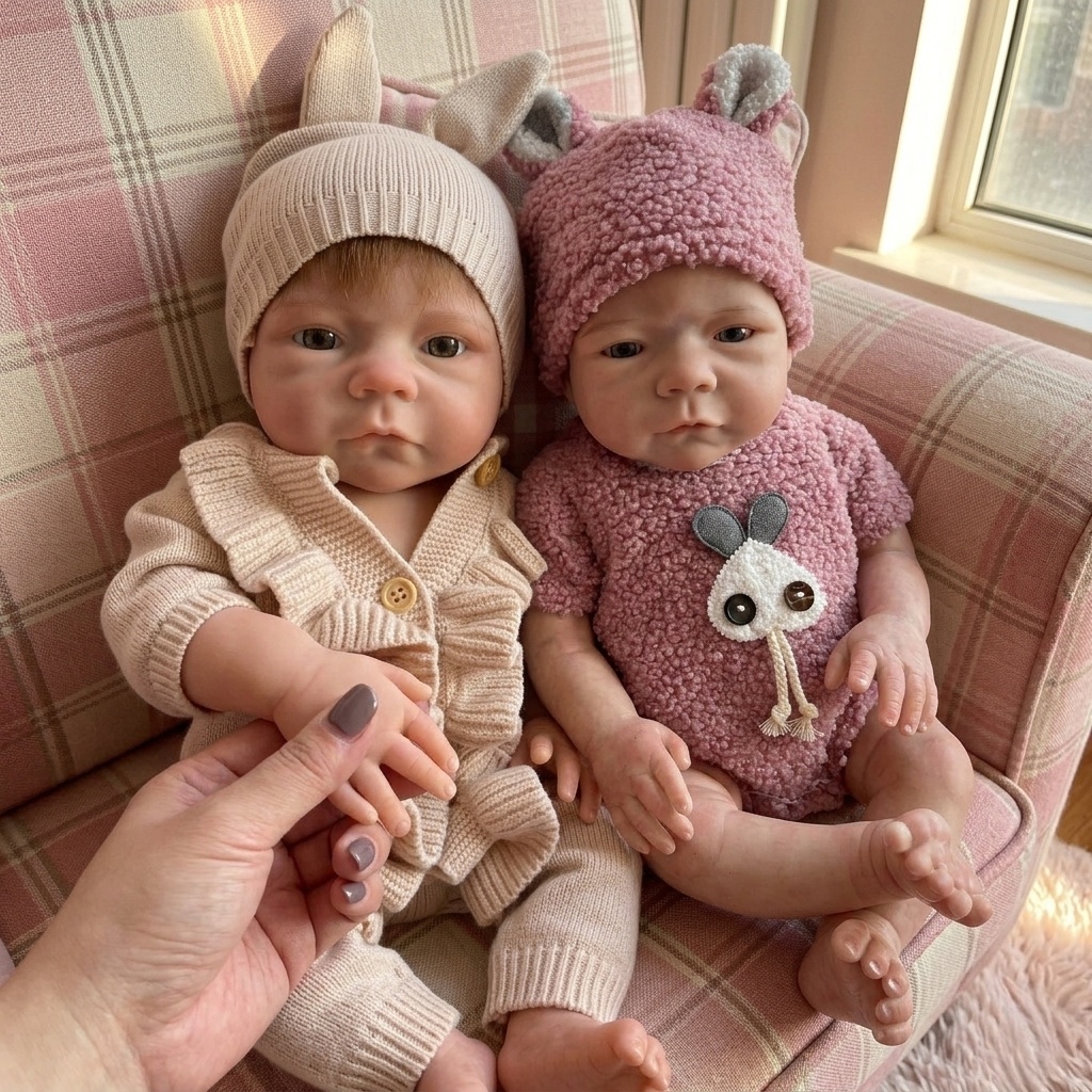 Reborn Baby Doll Silicone Realistic - دمية سيليكون ريبورن من أوتارد دولز،