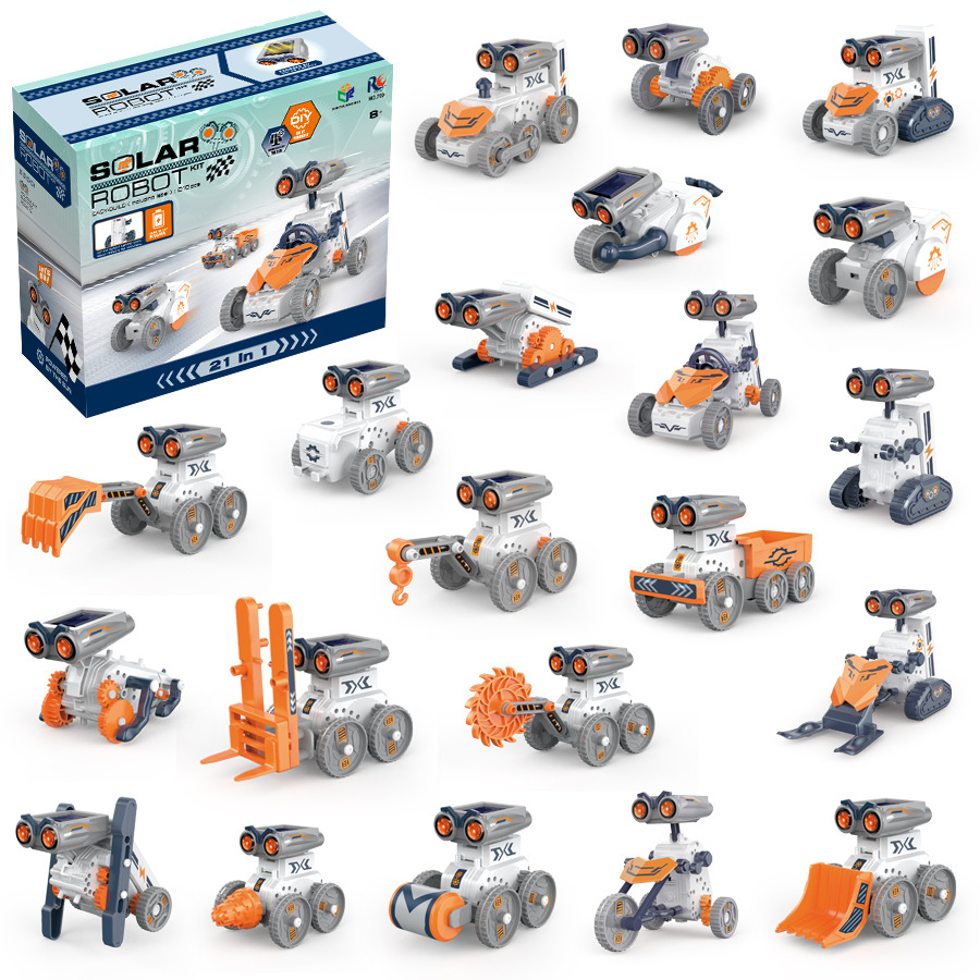 Stem Solar Robot Kit For Kids - 21 في 1 الجذعية الشمسية روبوت