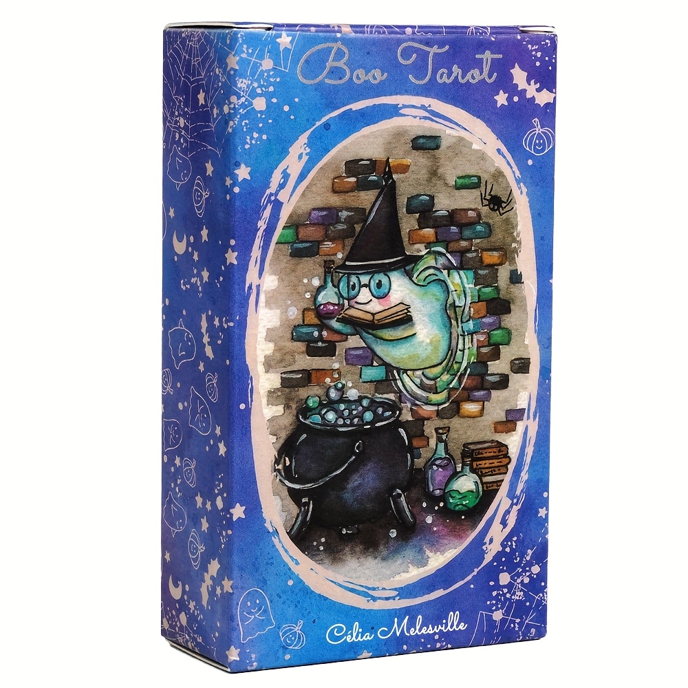 Tarot Cards Deck With Guidebook - بطاقة قراءة Boo Tarot Deck Ghosts
