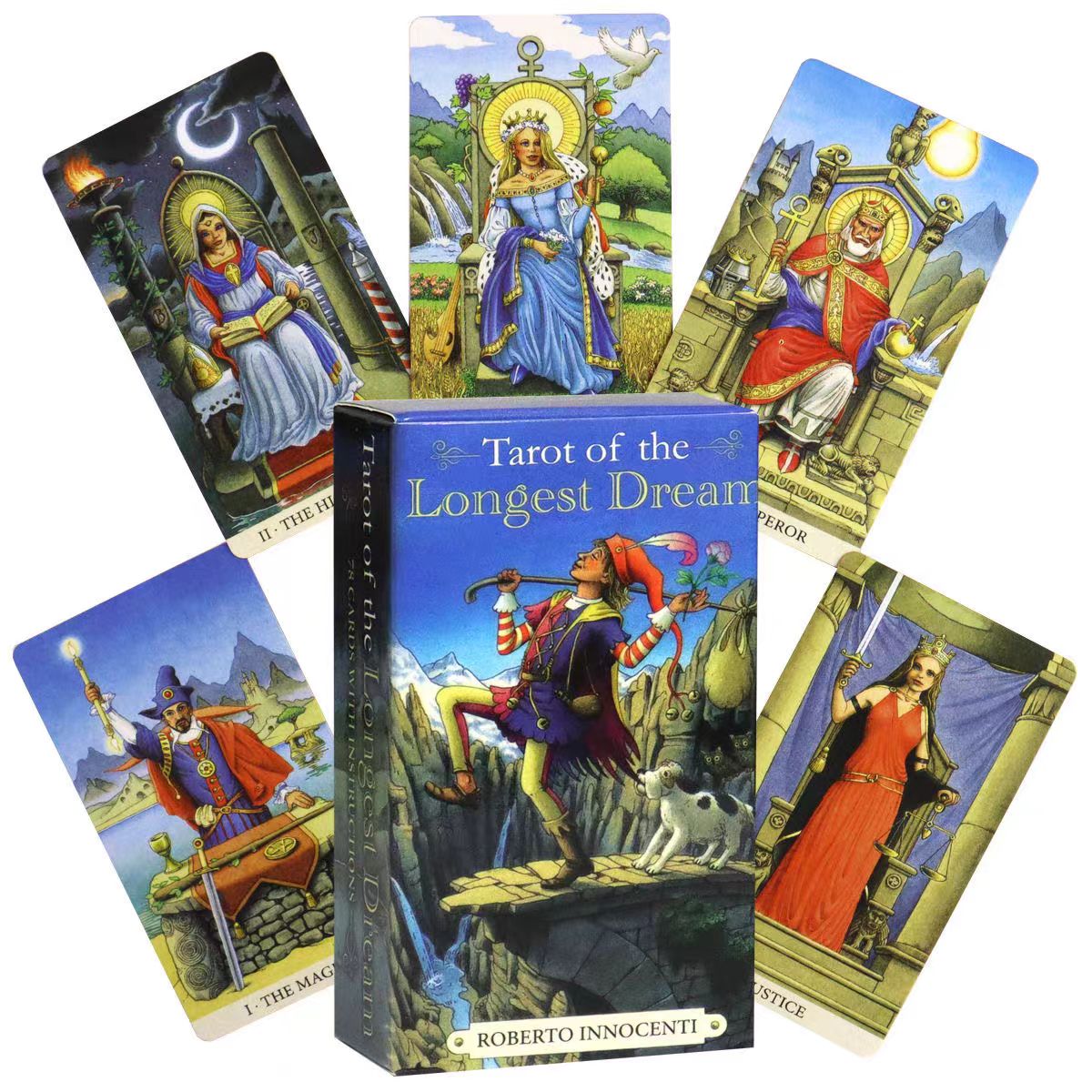 78 بطاقة حلم طويلة مع دليل إرش - مراجعة Tarot Cards Deck With Guidebook وسعره