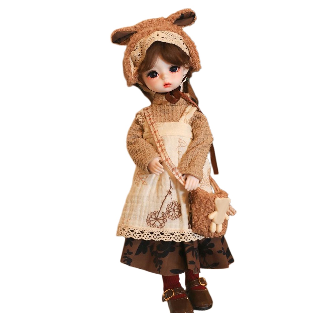 دمية فتاة بطول 11 بوصة من YUTO - مراجعة Bjd Doll 1 6 Full Set With Clothes وسعره