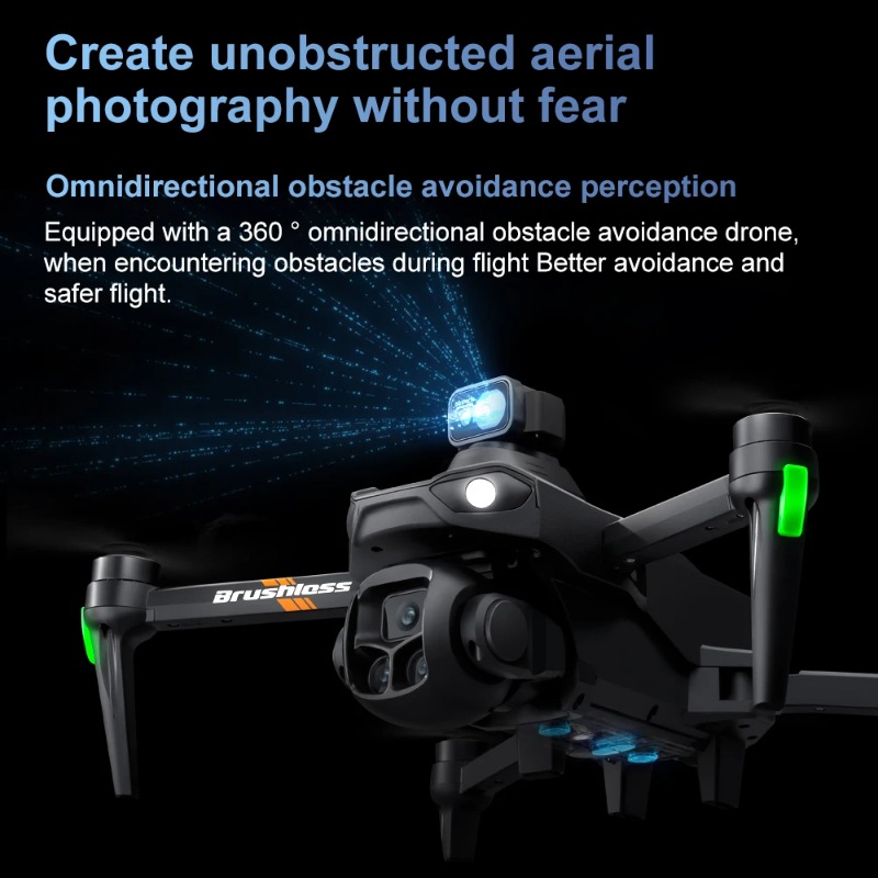 طائرة لينوفو V916MAX الاحترافي - مراجعة Fpv Brushless Rc Drone 4K وسعره