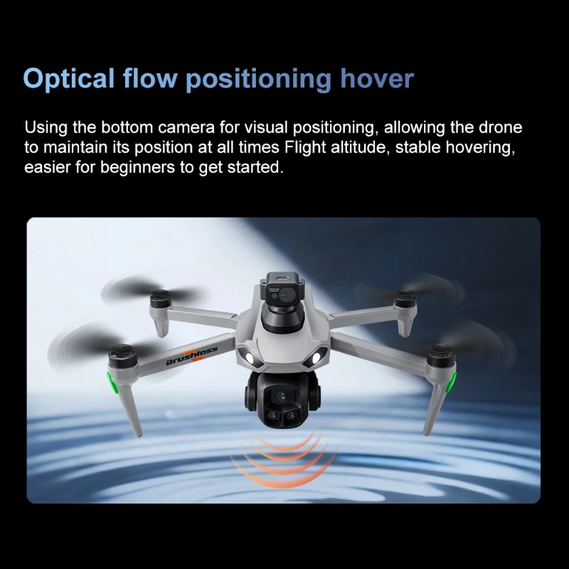 طائرة لينوفو V916MAX الاحترافي - مراجعة Fpv Brushless Rc Drone 4K وسعره