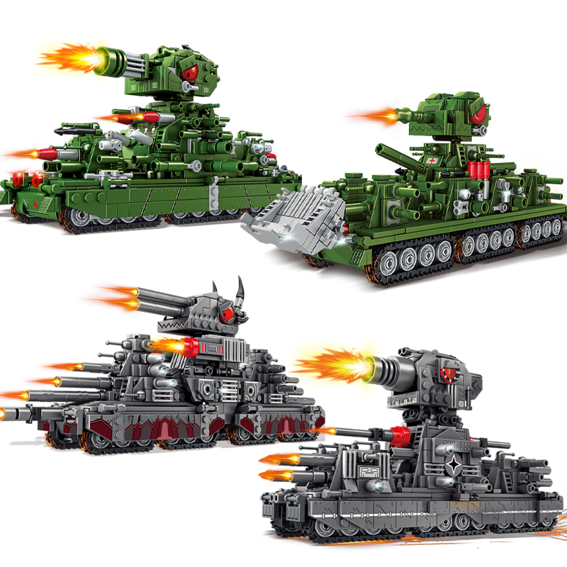 مجموعة مكعبات متعددة نموذج الر - مراجعة Lego Compatible Military Tank وسعره