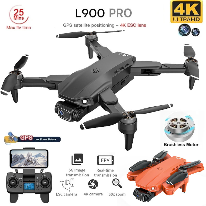 طائرة بدون طيار رباعية المراوح - مراجعة Fpv Brushless Rc Drone 4K وسعره
