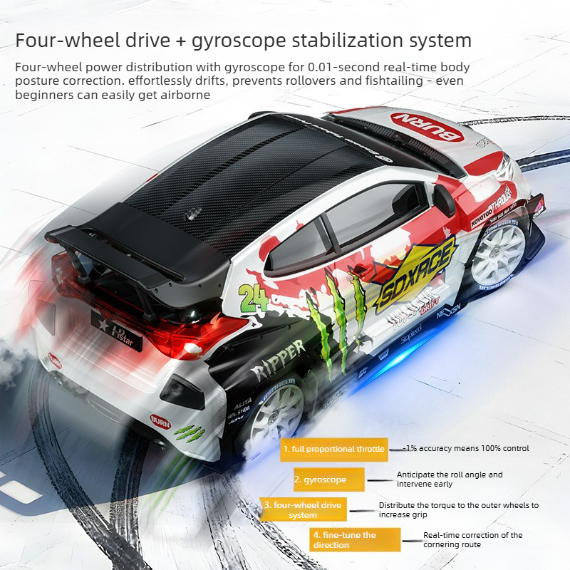 سيارة لعبة رائعة هدية ممتعة -  - مراجعة Rc Drift Car 1 24 Scale 4Wd وسعره
