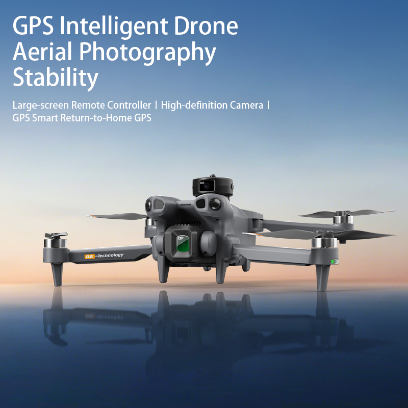 طائرة بدون طيار AE51 RC FPV جد - مراجعة Fpv Brushless Rc Drone 4K وسعره