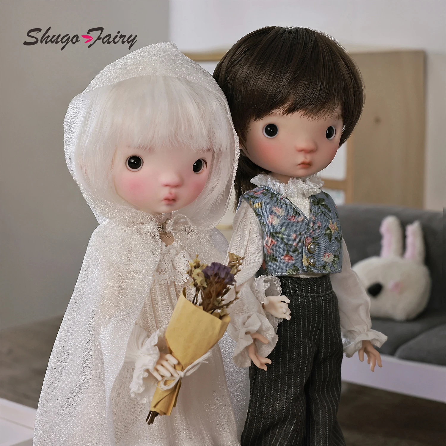 دمى BJD شوجا فيري بيتشز 1/6 بح - مراجعة Bjd Doll 1 6 Full Set With Clothes وسعره