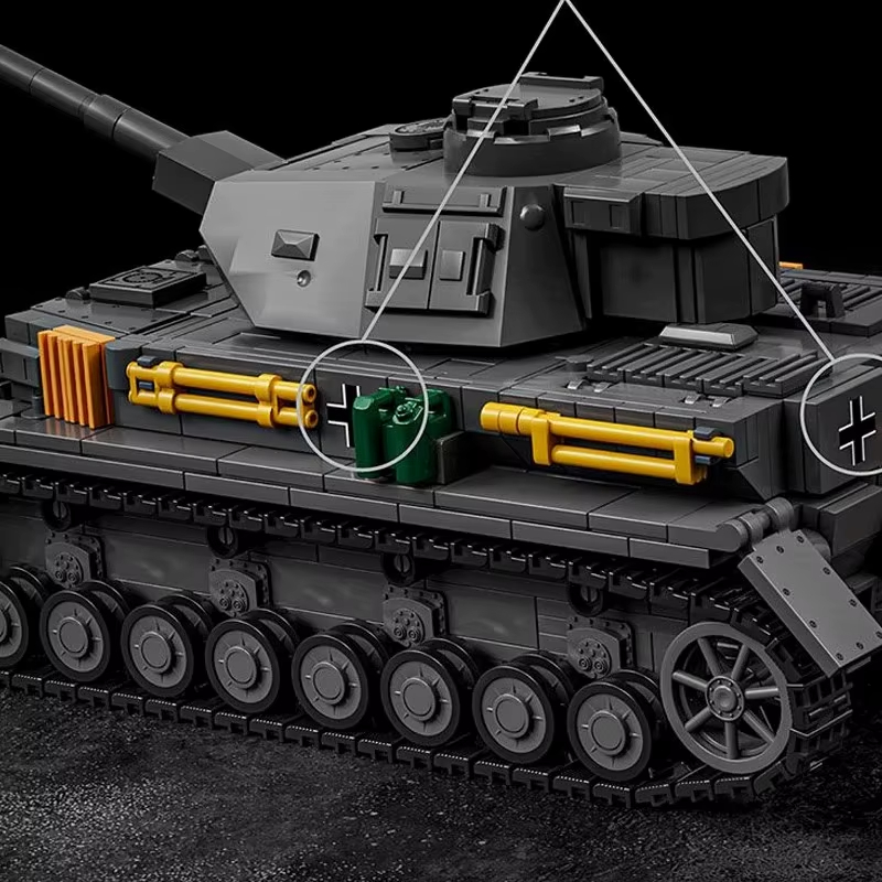 مجموعة بناء دبابة متوسطة الحجم - مراجعة Lego Compatible Military Tank وسعره