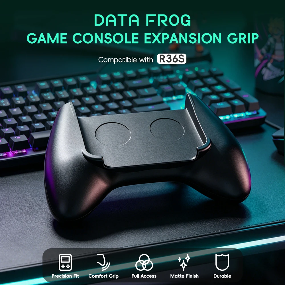 حامل يدوي مريح للألعاب من Data - مراجعة Retro Handheld Game Console R36S وسعره