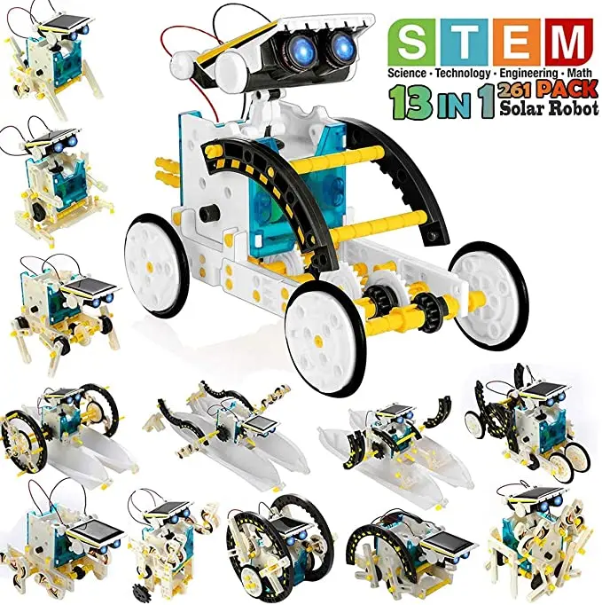 الجذعية 13 في 1 التعليم ألعاب  - مراجعة Stem Solar Robot Kit For Kids وسعره