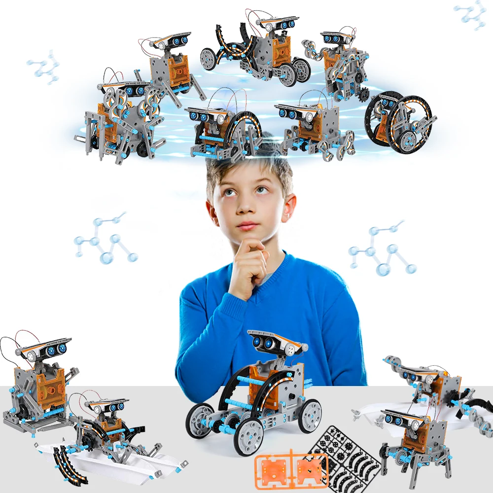 الجذعية 13 في 1 التعليم ألعاب  - مراجعة Stem Solar Robot Kit For Kids وسعره