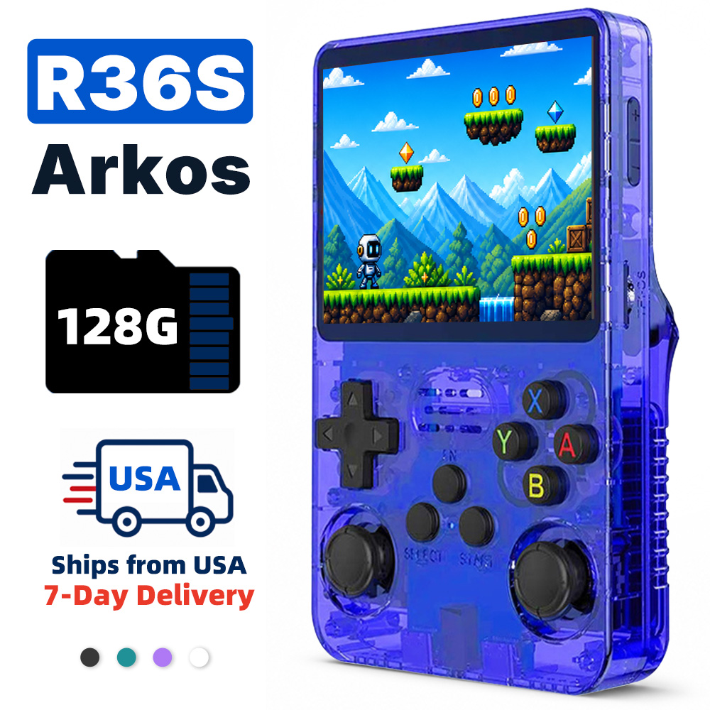 جهاز ألعاب محمول كلاسيكي 2026  - مراجعة Retro Handheld Game Console R36S وسعره