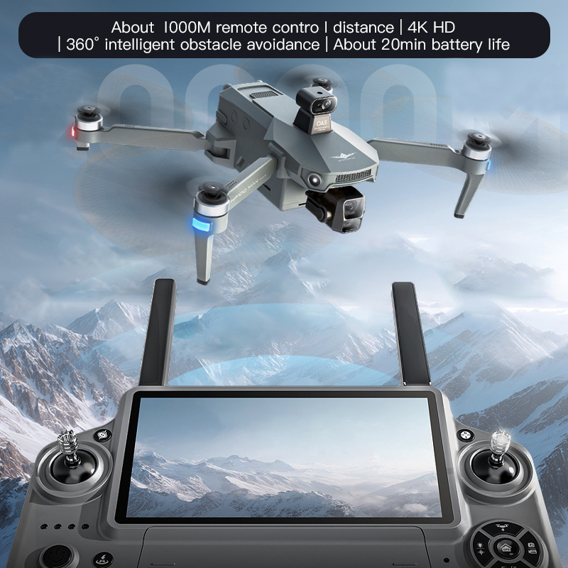 KF100 MAX GPS الطائرة بدون طيا - مراجعة Fpv Brushless Rc Drone 4K وسعره