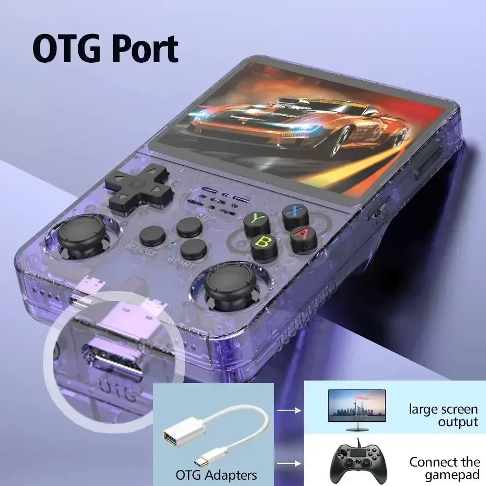 جهاز ألعاب محمول R36S بنظام AR - مراجعة Retro Handheld Game Console R36S وسعره