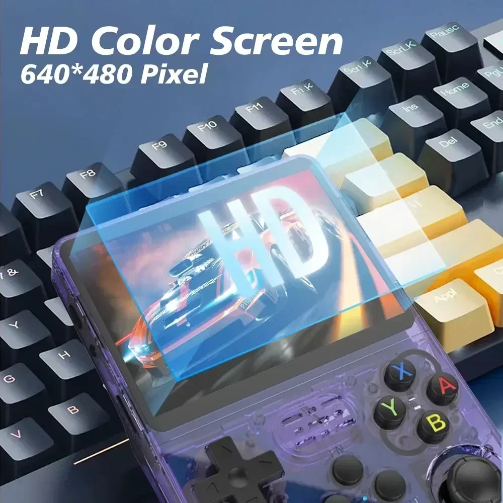 جهاز ألعاب محمول R36S بنظام AR - مراجعة Retro Handheld Game Console R36S وسعره