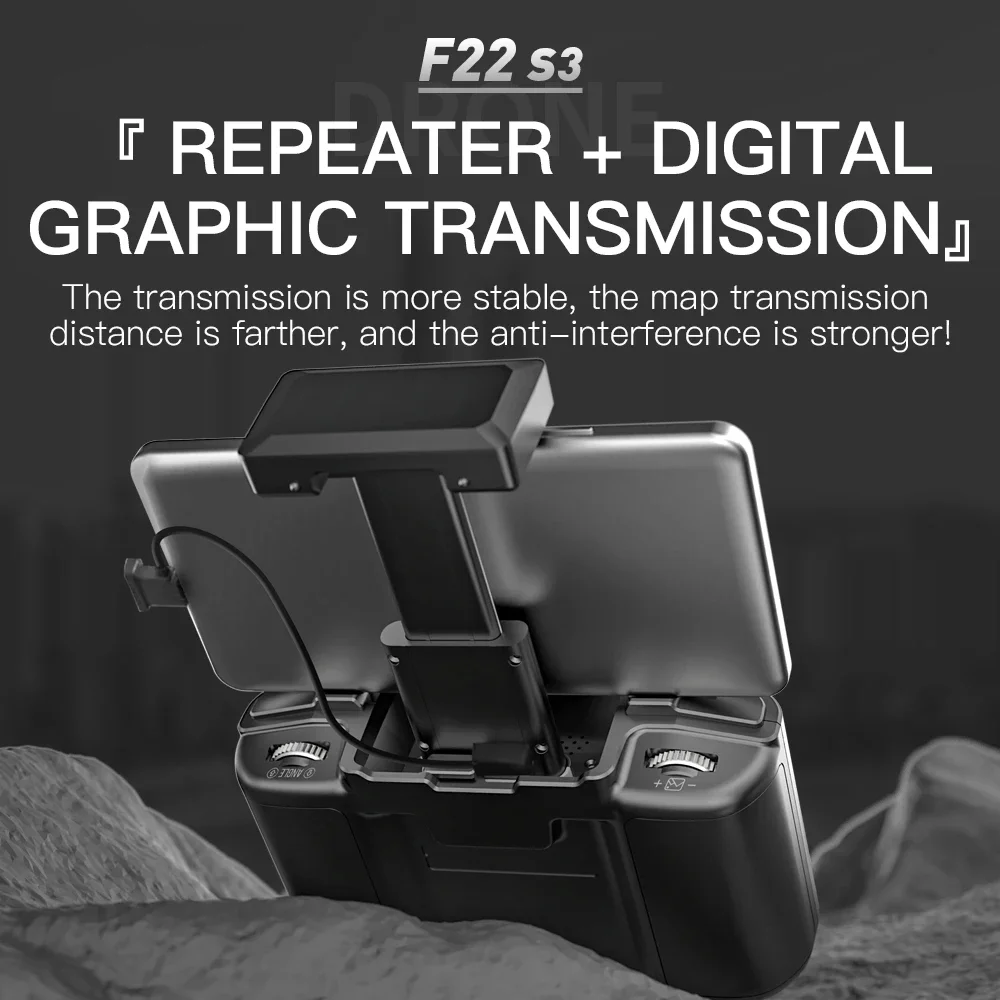 طائرة SJRC F22 S3 pro القابلة  - مراجعة Fpv Brushless Rc Drone 4K وسعره