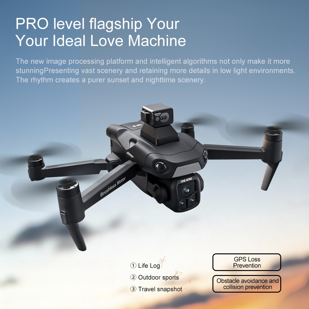 طائرة بدون طيار A1R3S الأصلية  - مراجعة Fpv Brushless Rc Drone 4K وسعره