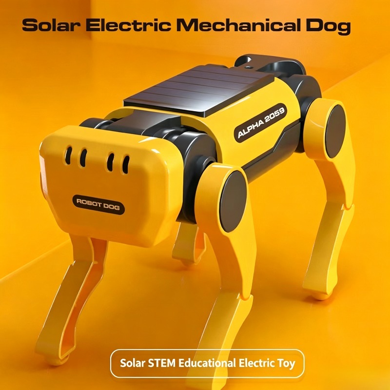 طقم تجميع كلب ميكانيكي يعمل با - مراجعة Stem Solar Robot Kit For Kids وسعره