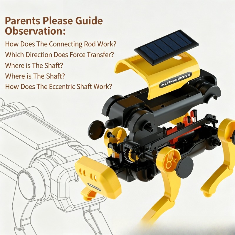 طقم تجميع كلب ميكانيكي يعمل با - مراجعة Stem Solar Robot Kit For Kids وسعره