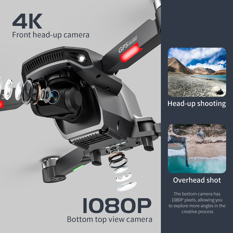 L106 Pro 3 طائرة بدون طيار 5G  - مراجعة Fpv Brushless Rc Drone 4K وسعره