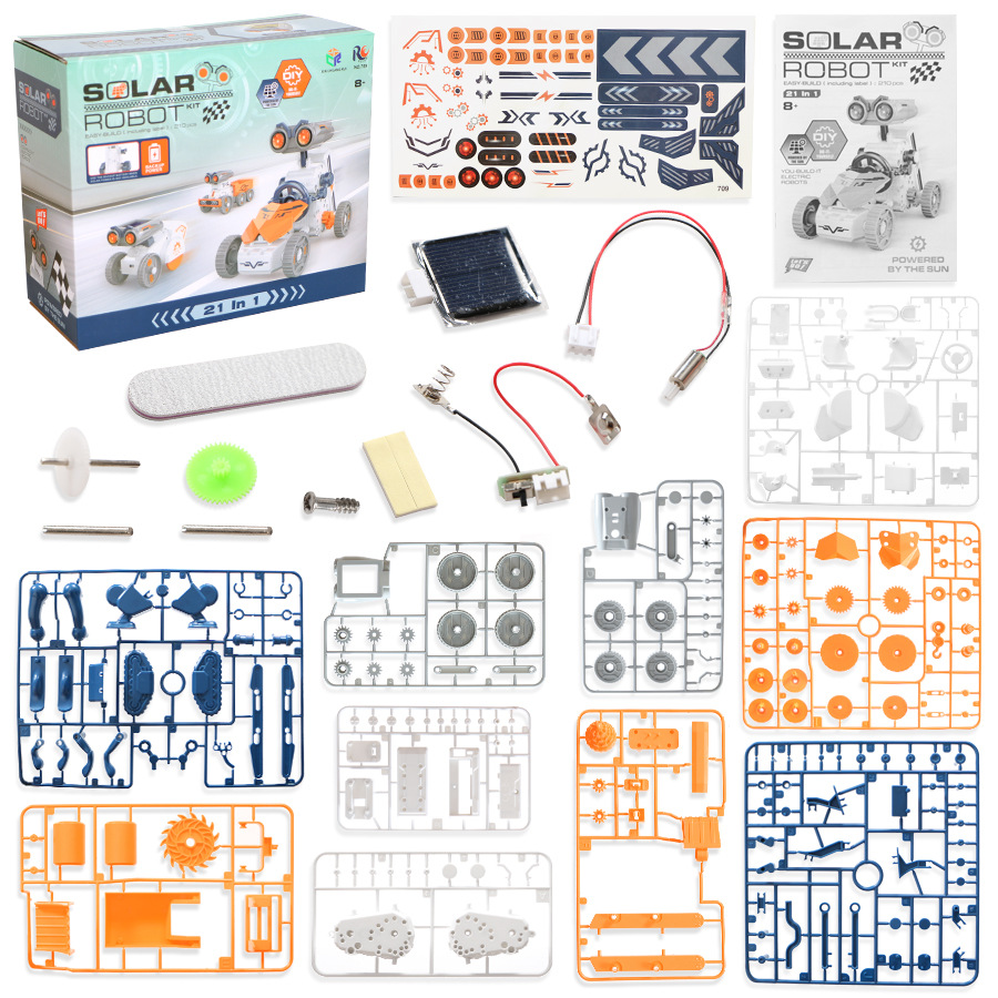21 في 1 الجذعية الشمسية روبوت  - مراجعة Stem Solar Robot Kit For Kids وسعره