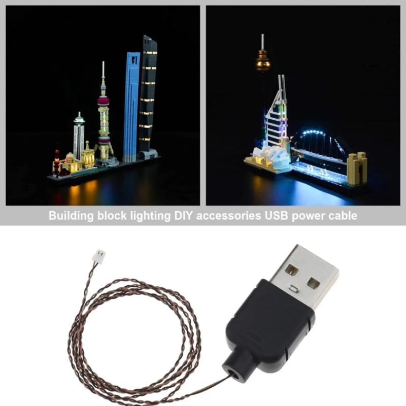 كابل طاقة USB بطول 50 سم متواف - مراجعة Building Blocks وسعره