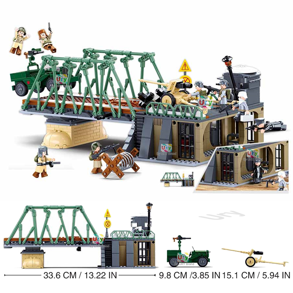 مجموعة ألعاب بناء مركبات مدرعة - مراجعة Lego Compatible Military Tank وسعره