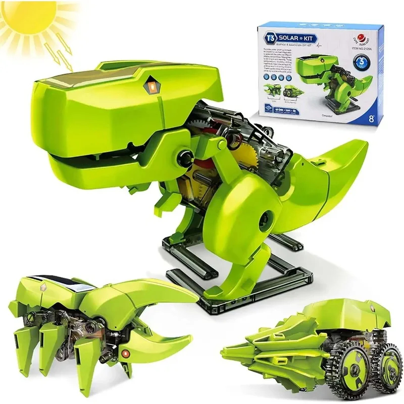 مجموعة روبوت شمسي 3 في 1، ألعا - مراجعة Stem Solar Robot Kit For Kids وسعره