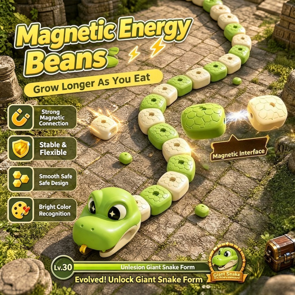لعبة الثعبان المغناطيسي المتحك - مراجعة Educational Toys وسعره