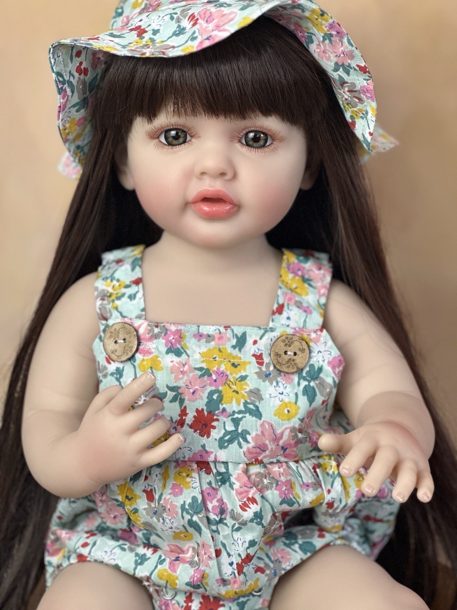 22 بوصة محبوب كامل الجسم سيليك - مراجعة Reborn Baby Doll Silicone Realistic وسعره