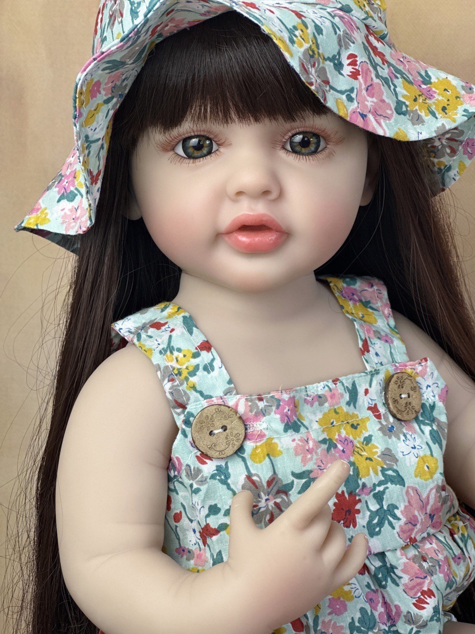 22 بوصة محبوب كامل الجسم سيليك - مراجعة Reborn Baby Doll Silicone Realistic وسعره