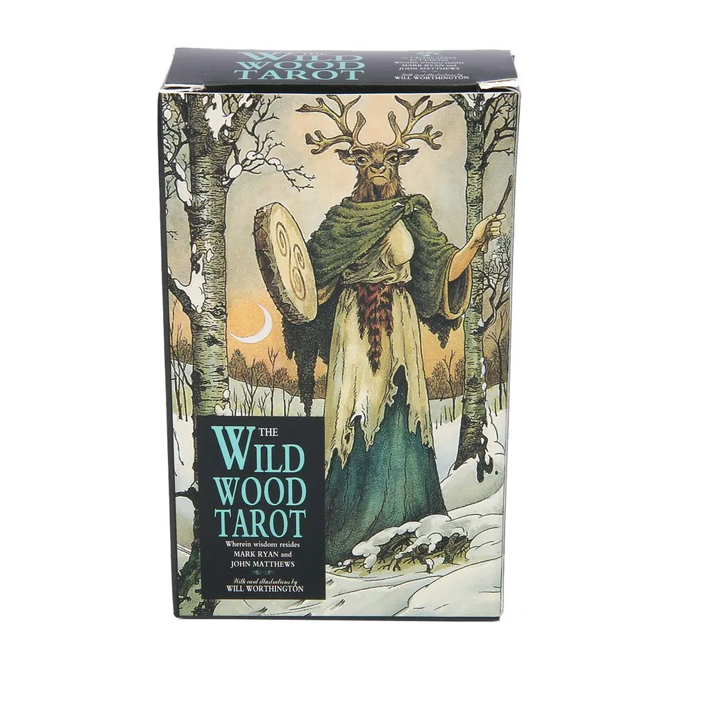 بطاقات التارو الخشبية البرية A - مراجعة Tarot Cards Deck With Guidebook وسعره