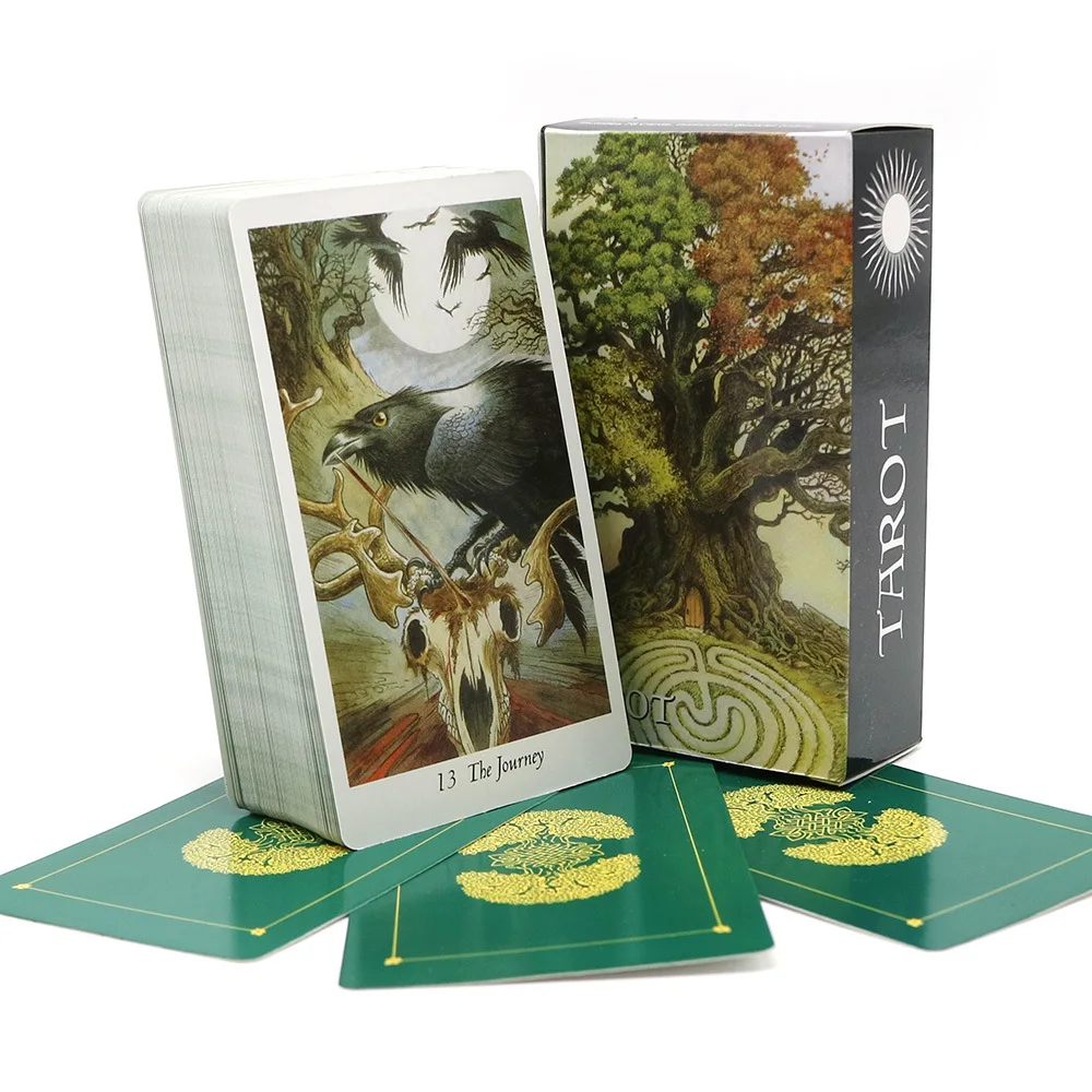 بطاقات التارو الخشبية البرية A - مراجعة Tarot Cards Deck With Guidebook وسعره