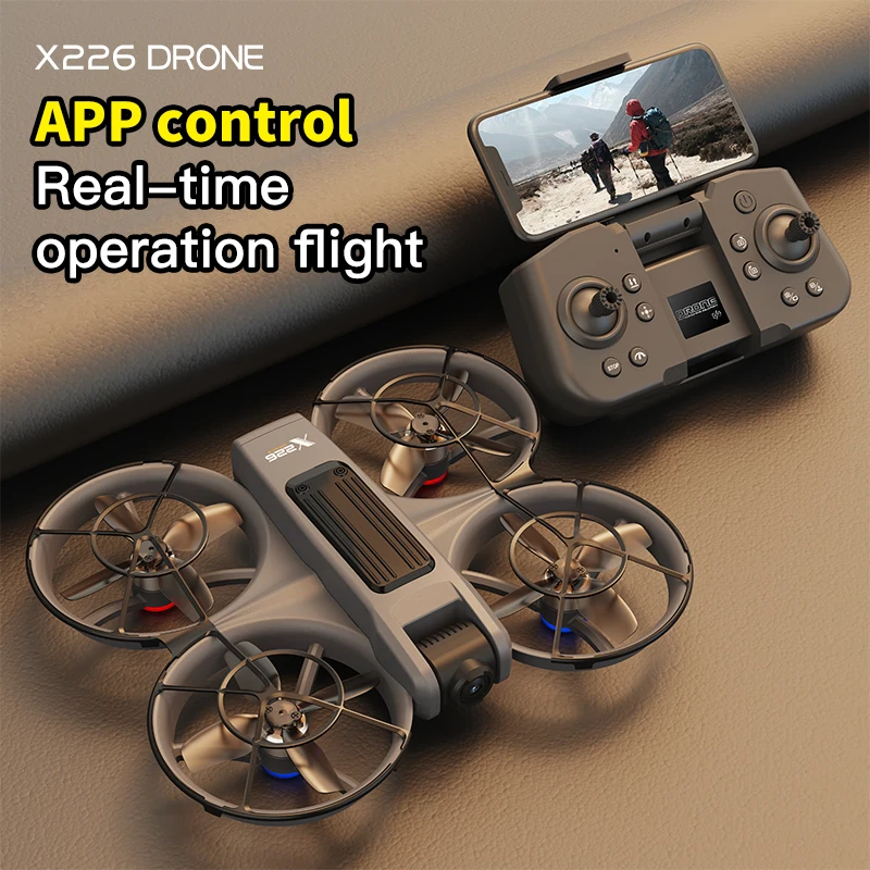 طائرة بدون طيار أصلية X226/X22 - مراجعة Fpv Brushless Rc Drone 4K وسعره