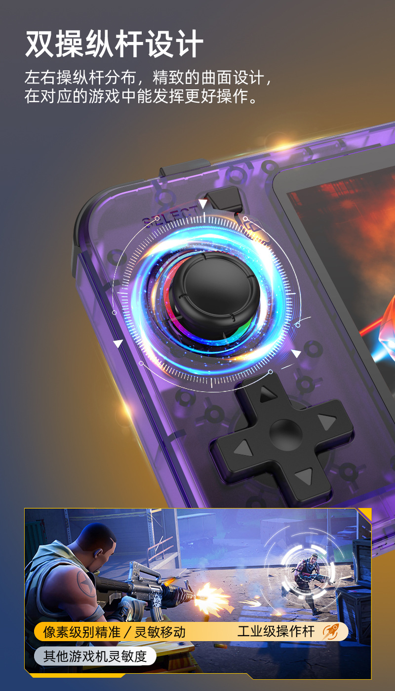 جديد R36H ريترو وحدة تحكم محمو - مراجعة Retro Handheld Game Console R36S وسعره