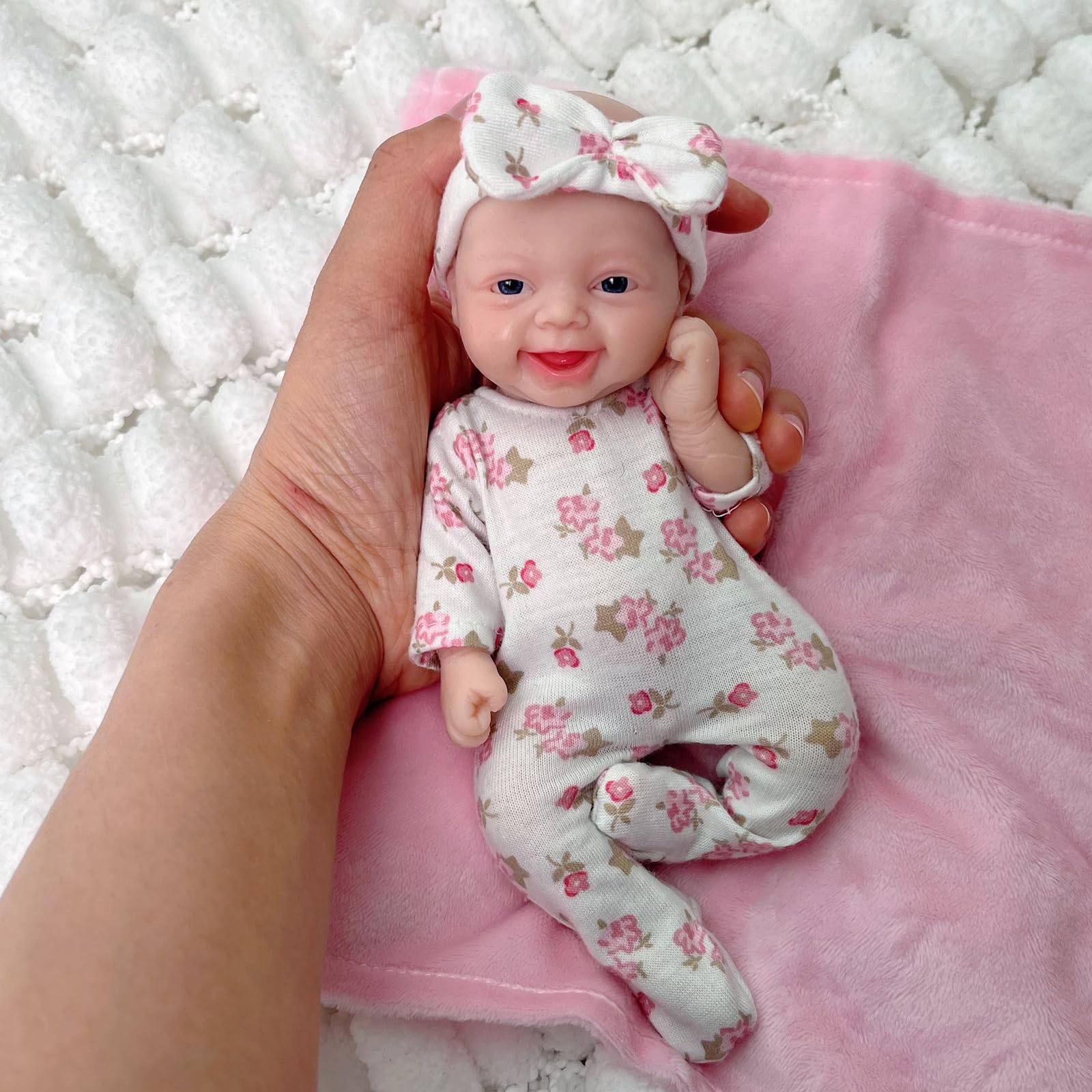 دمى أطفال Blrags Reborn مقاس 7 - مراجعة Reborn Baby Doll Silicone Realistic وسعره