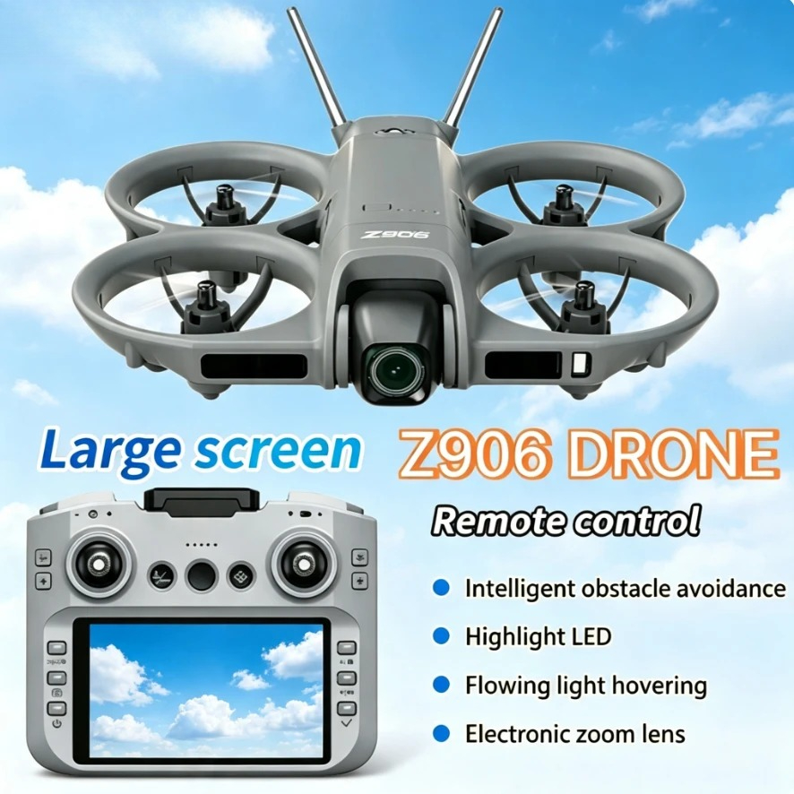 طائرة بدون طيار Z906 الأصلية ا - مراجعة Fpv Brushless Rc Drone 4K وسعره